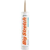 Sashco 10002 10.5oz Big Stretch Acrylic Latex High Performance Caulking Sealant, Almond (1 Pack)