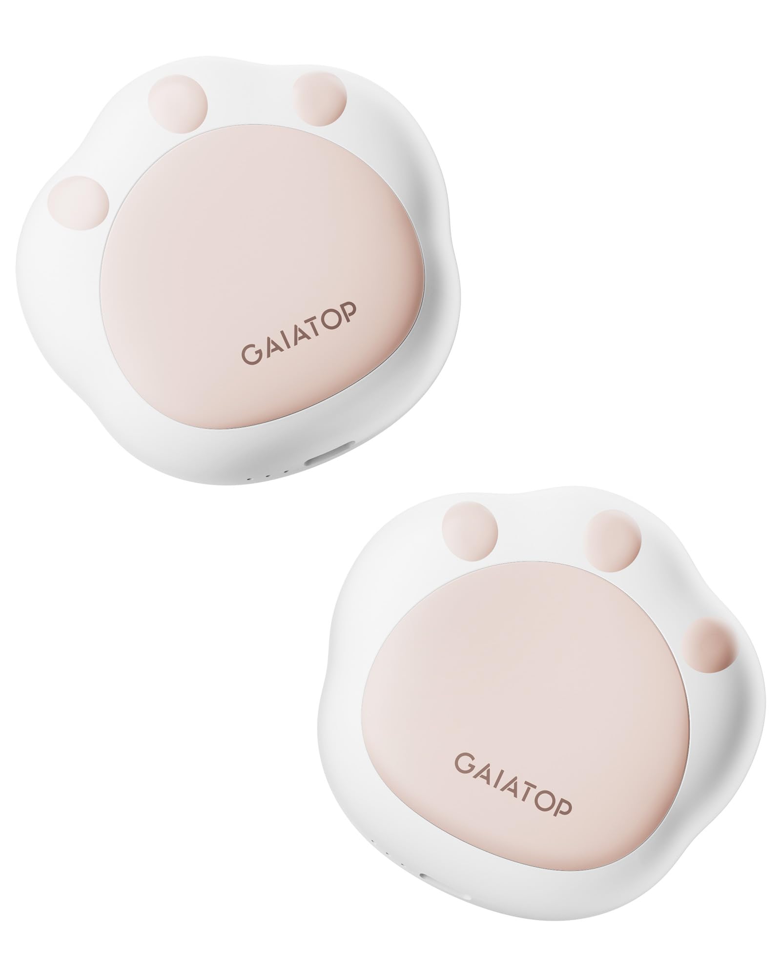 Photo 1 of Gaiatop Hand Warmers Rechargeable, 2 Pack Cute Cat Paw Design 3 Levels Magnetic Electric Pocket Heater, Reusable Portable Hot Hands Gifts for Women Men Cat Lover