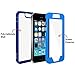 AMZER Full Body Hybrid Case with Built-in Screen Protector for iPhone 5/ 5S, iPhone SE - Blue