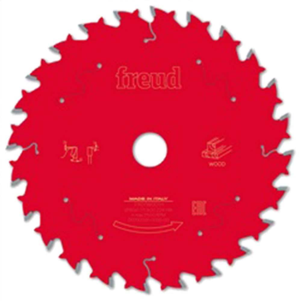 Freud LCL6M Circular and Mitre Saw Blade for Solid Wood and Panels 165mm 24T 20mm