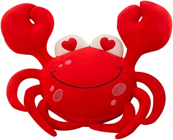 Decobay Peluche Crabe Coussin Oreiller Mignon Moelleux