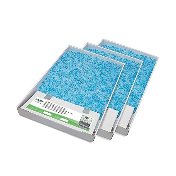 PetSafe-ScoopFree-Replacement-Crystal-Cat-Litter-Tray-Self-Cleaning-Automatic-Cat-Litter-Box-Tray-Refills-Dust-Free-Non-Clumping-Odour-Control-3-Pack PetSafe ScoopFree Replacement Crystal Cat Litter Tray, Self-Cleaning Automatic Cat Litter Box Tray Refills - Dust Free…