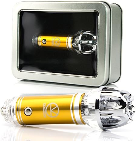 KAWOSEN Car Air Purifier, Car Air Freshener and Ionic Air Purifier | Remove Dust, Pollen, Smoke and Bad Odors - Available for Your Auto or RV AFO_06 Gold