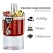 2 Pack Cold Beverage Drink Dispenser Stackable 1.75 Gallon with Chalkboard Label