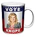 Parks and Recreation Leslie Knope (Amy Poehler) Vote Knope Workplace Comedy Tv Television Show Ceramic Gift Coffee (Tea, Cocoa) 11 Oz. Mug