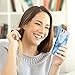 VIVIBIN iPhone SE Case 2020, iPhone 7 Case for Girls,iPhone 8 Case, Cute White Blue Marble for Women Kids TPU Protective Cover Slim Fit Phone Case for iPhone 8/iPhone 7/ New iPhone SE