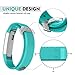 AIUNIT Compatible Fitbit Alta Band, Replacemnt for Fitbit Alta and Alta HR Newest Accessory Band Small for Fitbit Ace Bracelet Strap Adjustable Wristband 10Pack W/Fastener Clasp Women Men Kids Stripe