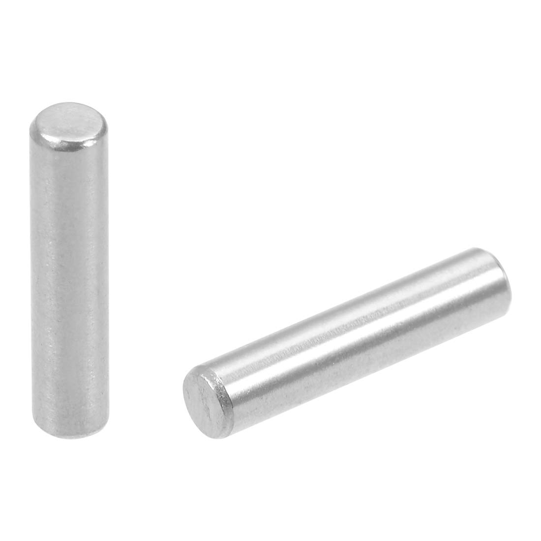 sourcing map 50Pcs 3mm x 14mm Dowel Pin 304 Stainless Steel Shelf Pegs Support Shelves Silver Tone