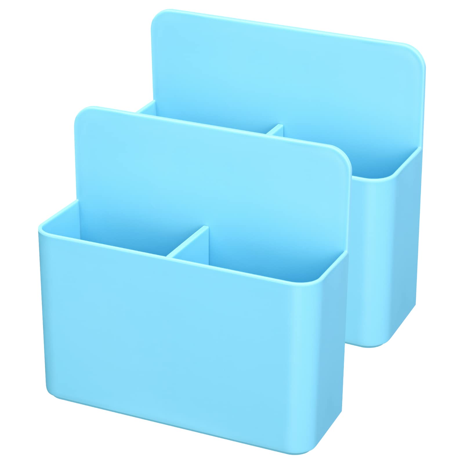 Blue Strong Magnetic Storage Holder, Wall-Mounted Organizer, No-Drill Magnetic Rack,Wall Organizer for Whiteboard Accessories, Kitchen Tools & Office Supplies for Home & Office & School (2-Pack)