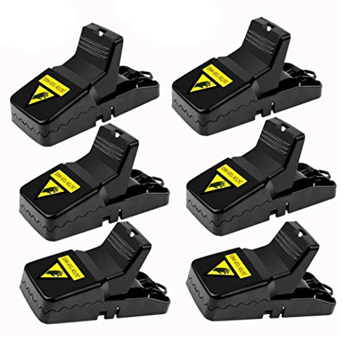 Highlight 6 Pack-Pest Control Mouse/Rat Traps,100% Kill Results, Safe & Sanitary Rodent Killer with Bait Cup - Thumbnail 6