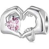 Mother's Day Gift for MOM - 925 Sterling Silver Mom Pendant Charms for Pandora Bracelets and Necklaces Jewelry Gift for Women Family Friends