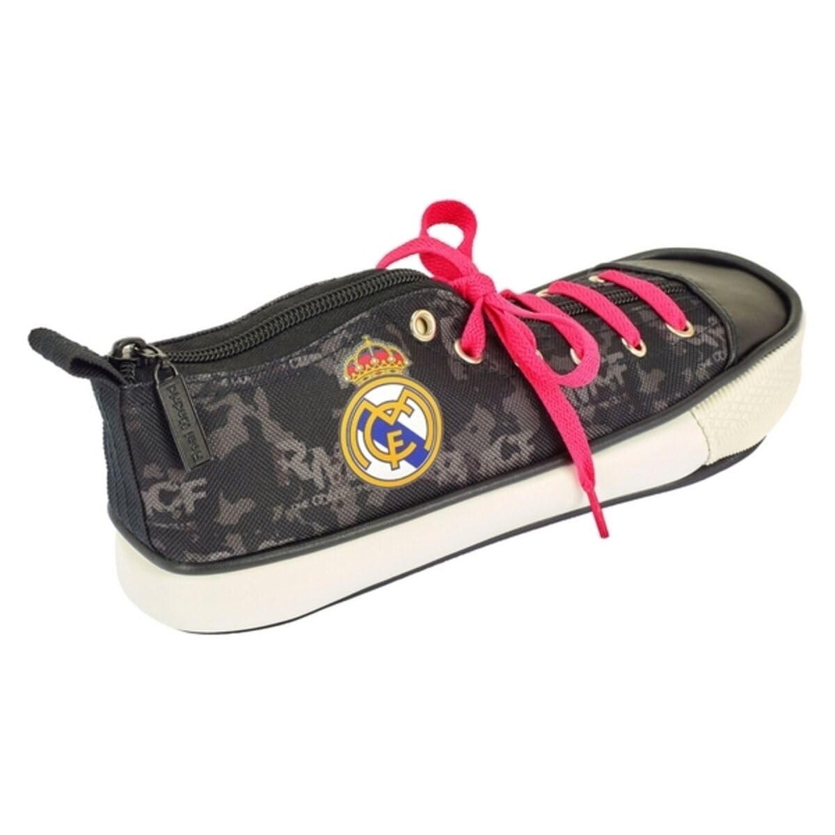 SAFTA Real Madrid Slipper Case, Black, 24 x 8 x 8.5 cm, Multicoloured (811924830)