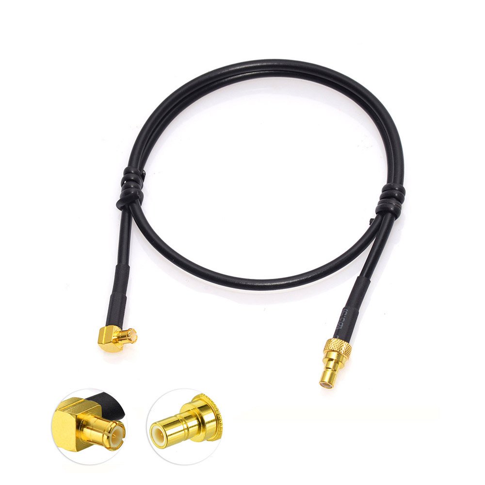Bingfu DAB Car Aerial SMB Cable MCX Male to SMB Female Adapter Connector Cable RG174 40cm 15.7inch for DAB+ Radio Pioneer X8700 X580 Pure Alpine