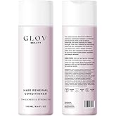 Glov Beauty Hair Renewal Conditioner with Apple Stem Cells, Hydrolyzed Collagen, Argan & Coconut Oils, Green Tea & Amino Acids – Softening, Smoothing and Moisturizing Conditioner for All Hair Types