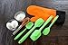 Spatulas Silicone Heat Resistant Cooking and Baking Utensils and Oven Mitt