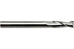 GS Tooling 101155 1/2" Diameter x 1/2" Shank 0.060" Radius 2-Flute Regular Length Corner Radius Blue Series Carbide End Mill