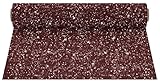 Firefly Craft Glitter Heat Transfer Vinyl For Silhouette And Cricut, 12 Inch by 20 Inch, Maroon