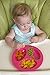 oogaa Silicone Divided Plate Oven Safe Pink