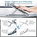 Nulaxy Laptop Stand, Portable Computer Laptop Holder, Aluminum Laptop Riser with 6 Levels Height Adjustment, Fully Collapsible, Supports up to 44lbs, Fits up to 17.3 Laptop – Space Greythumb 3