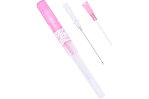 JIESIBAO 15PCS 20G Stainless Steel Catheter Piercing Needles for Nose & Septum Piercing