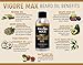 VIGORE MAX Best Natural Men's Beard Oil (4 fl. oz.) Handcrafted, Organic Moisturizer & Conditioner | Promote Thicker, Healthier Facial Hair, Mustache | Reduce Frizz
