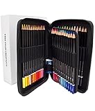 ColorIt Premium Colored Pencils for Adults Set of 48 - Includes Colored Pencils, Travel Case, Pencil Sharpener, and Gift Box - Perfect Coloring Pencils for Adult Coloring Books