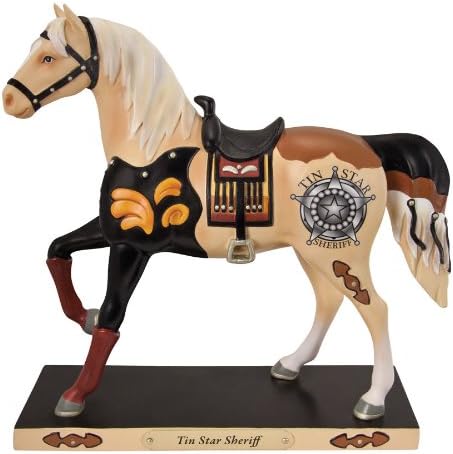 Trail of The Painted Ponies Tin Star Sheriff Figurine