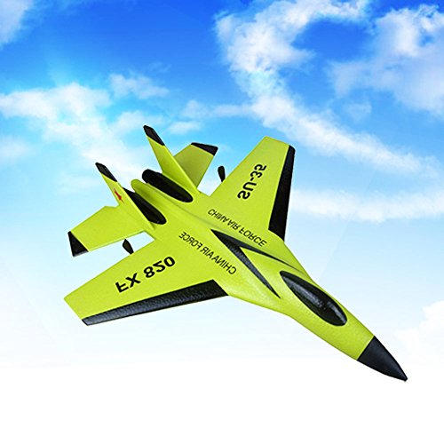 Wotryit SU-35 RC Remote Channel Remote Control Airplane, RC Plane Drone with 2.4GHZ Control Flying Paper Aircraft Toys Indoors & Outdoors Easy to Fly