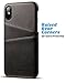 iPhone XS Max Wallet Case, SAVYOU Wallet Phone Case Leather Slim Back Case Cover With Credit Card Holder for iPhone XS Max 6.5 inch Black