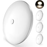 GZV RV Interior Lights, RV LED Ceiling Puck Light, 4 Pack 4.5 Inch 12V, RV Boat Interior Lighting, Dimmable Light for Camper Travel Trailer Motorhome(4000K with Nature White)