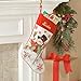 Personalized Heirloom Christmas Stocking Needlepoint Snowman, 100% Wool, 9.5