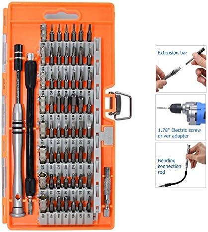 Magnetic Screwdriver Kit 60-in-1 Precision Screwdriver Bit Set for Tablet, Laptop,Electronic Toys, Game Console, Cameras, Mobile Phone,Watch and Other Appliances