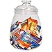 Cookie Jar with Lid, Airtight Clear Plastic Eggplant Shaped in Premium Acrylic