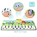 DITHIN Piano Mat for Toddler, Musical Piano Keyboard Mat Dance Mat Funny Animal Touch Carpet Musical Blanket Toys for Littler Girl Boys Birthday Xmas Presents Gifts for Baby Toddler Kids Green