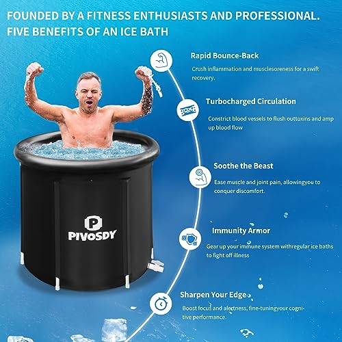 Ice Bath Tub for Athletes Large,Portable Cold Therapy Tub,Designed for