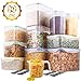 M MCIRCO 10 Packs Food Storage Containers, Pantry Storage Containers
