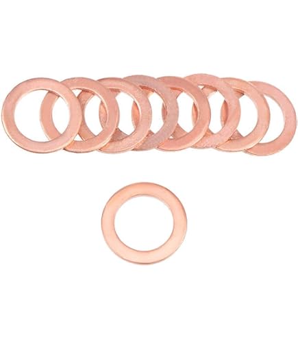 COPPER CRUSH WASHERS ID 28mm / 6 PACK