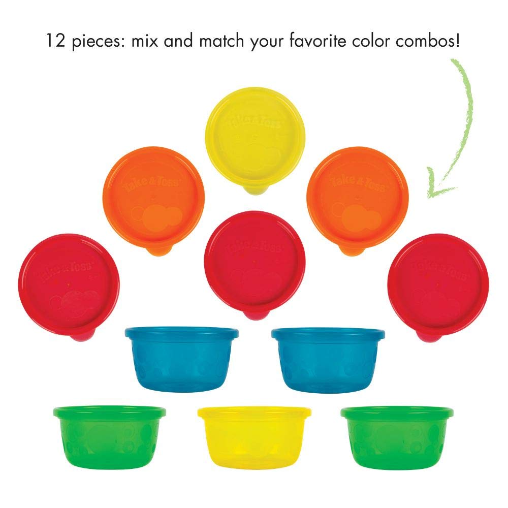 Take & Toss Toddler Bowls with Lids - 8oz, 6 pack : Baby Drinkware : Baby