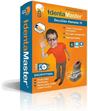 Biometric Encryption / Biometric Access Control / Biometric Interoperability - Software for SecuGen Hamster IV for Win 7/8/10 by IdentaMaster