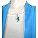 Turquoise Necklace 925 Sterling Silver Pendant & 18