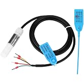 FS400-SHT30/31/35 Temperature Humidity Sensor,Dustproof Temperature Humidity Sensor Stainless Steel Plastic Housing I2C Output FS400-SHT3X(FS400-SHT30)