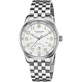 Victorinox Men's 241506 AirBoss Analog Display Swiss Automatic Silver-Tone Watch
