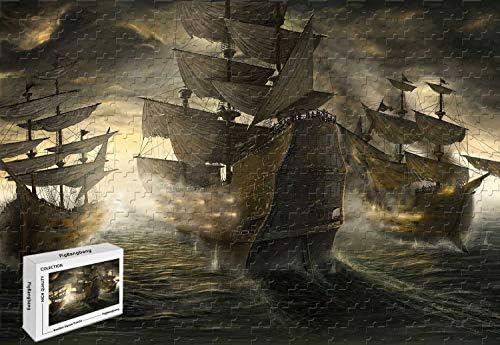 Amazon 1500ピースジグソーパズル 帆船 木製素材 34 2 22 4インチ ジグソーパズル おもちゃ