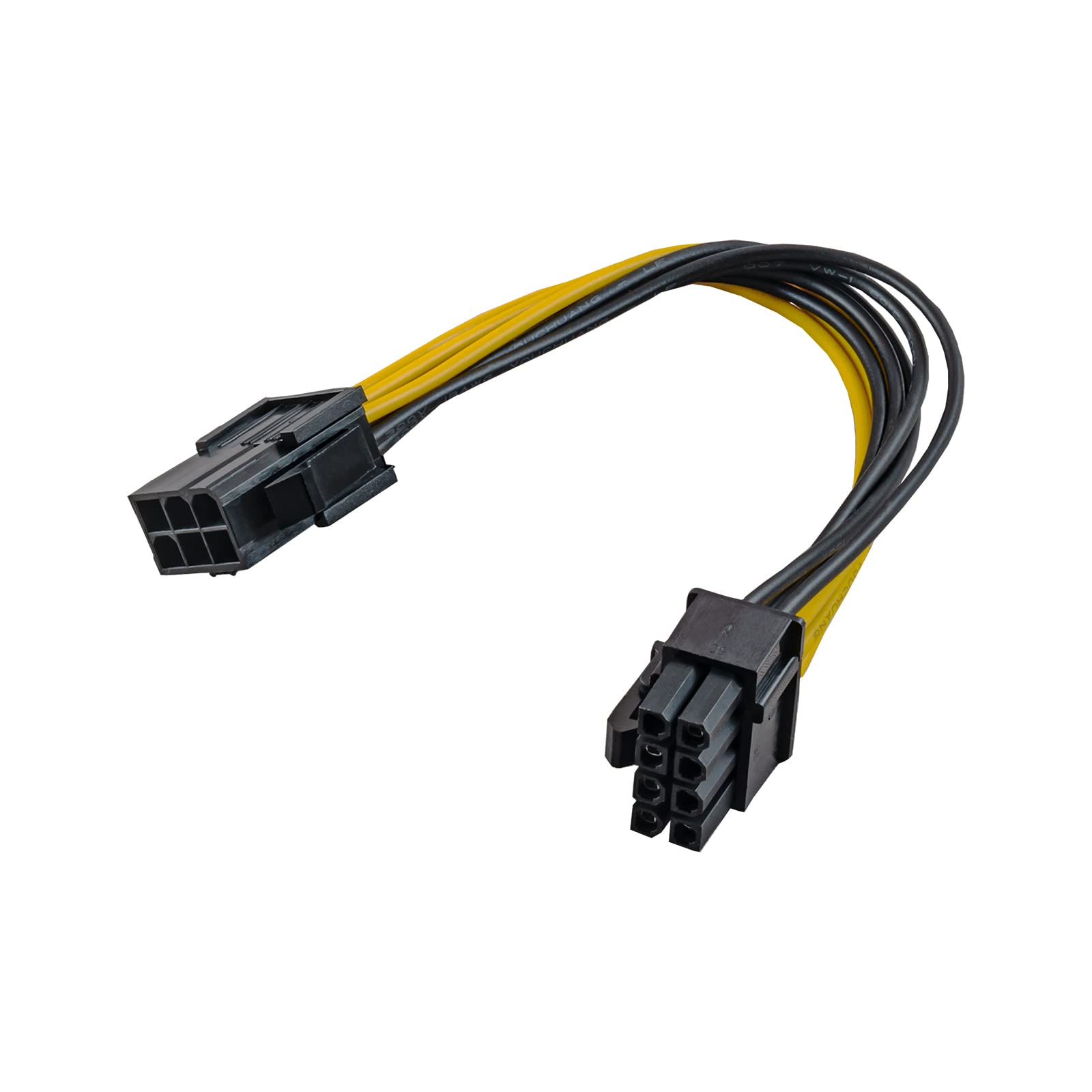 Akyga AK-CA-07 PCI-E 6-Pin Male to PCI-E 8-Pin Female Adapter Cable 20 cm