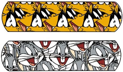 Looney Tunes Bugs Bunny & Daffy Duck Assorted, Stat Strip 100 pk