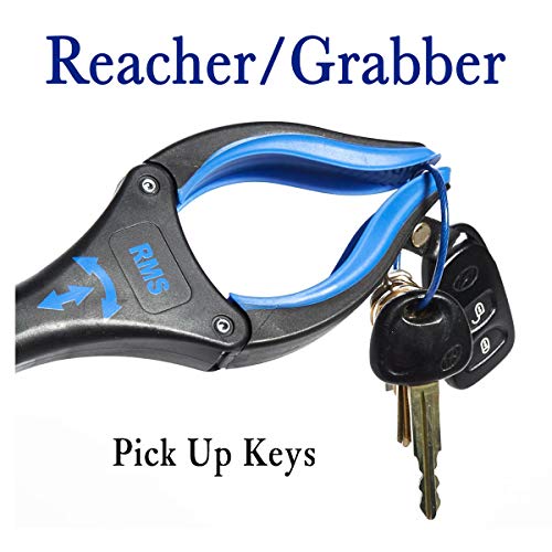 26 Inch Grabber Reacher with Rotating Gripper - Mobility Aid Reaching Assist Tool (Blue)