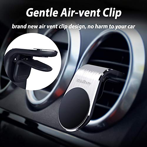 Magnetic Car Phone Holder (2 Packs), Magnet Universal Vent Mobile Navigation 360 Degree Rotation for iPhone Xs Max XR X 8 7 6 Plus Samsung Galaxy Note 10+ 10 S10 S9 S8 etc