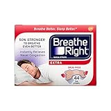 Breathe Right Extra Tan Drug-Free Nasal Strips for Nasal Congestion Relief, 44 count