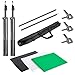 Neewer 6.5x6.5 feet/2x2 Meters Background Stand Support System 6 X 9 feet/1.8 X 2.8 Meters Backdrop(White/Black/Green) Backdrop Clamps Portrait Product Video Photography