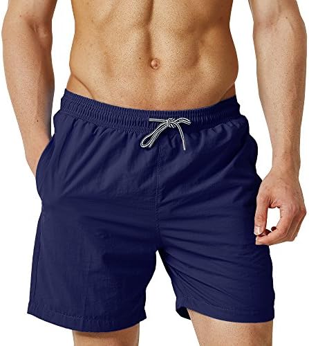 Dyorigin Mens Boardshorts Swim Trunks Quick Dry Shorts Men Mesh Lining